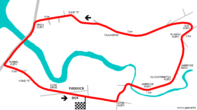 Pirita-Kose-Kloostrimetsa - Kalevi Circuit - 1963÷...